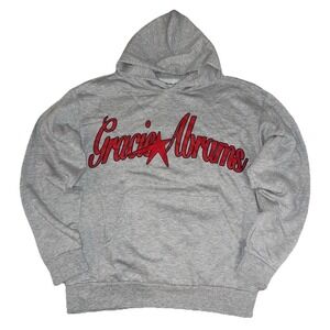 Gracie Abrams Star Hoodie L Grey The Secret of US Deluxe Tour Merch NEW *spot